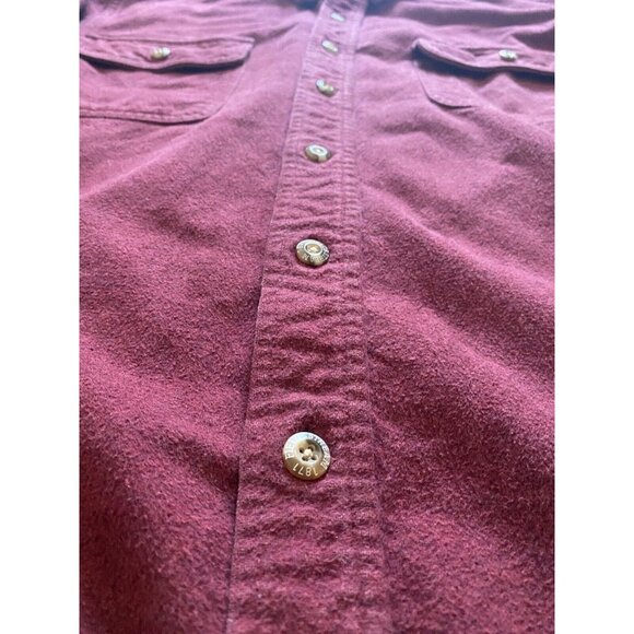 Size Large (L) Field and Stream Red Flannel Shirt Mens Button Down Long Sleeve - Picture 2 of 5